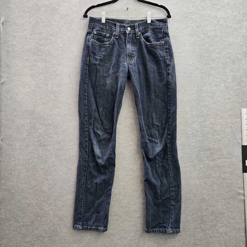 Levi's 514 Men Jeans 29X32 Blue Denim‎ Straight Fit 29
